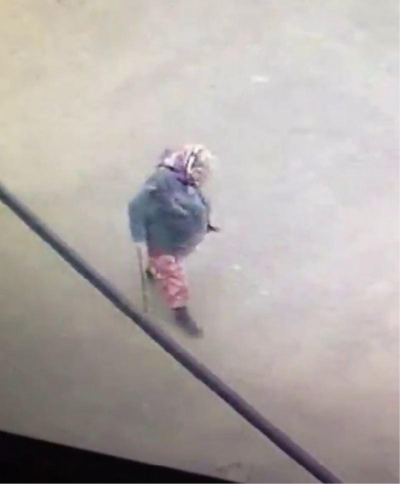 4 gündür aranan yaşlı kadının son görüntüleri ortaya çıktı