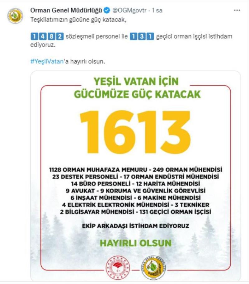 Bakan duyurdu! Çok sayıda personel alınacak