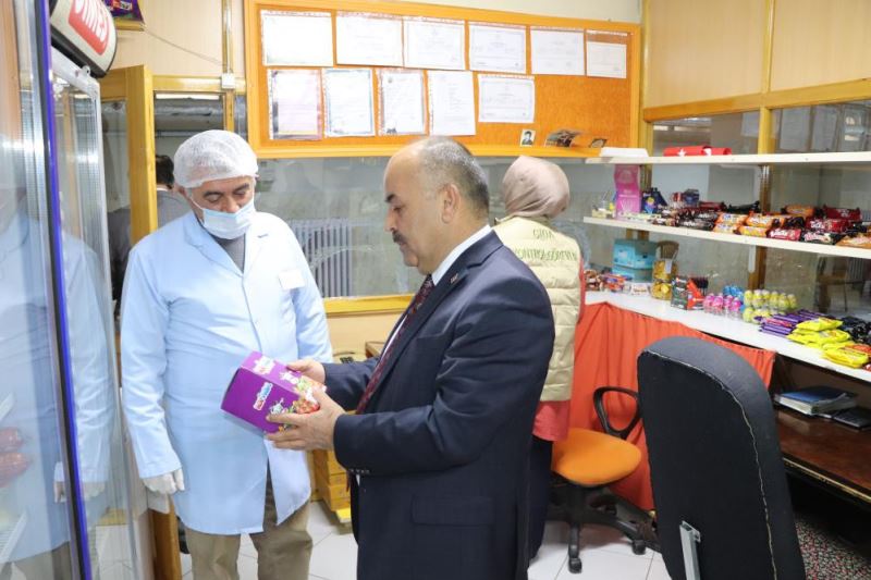 Sivas’ta kantinler denetleniyor