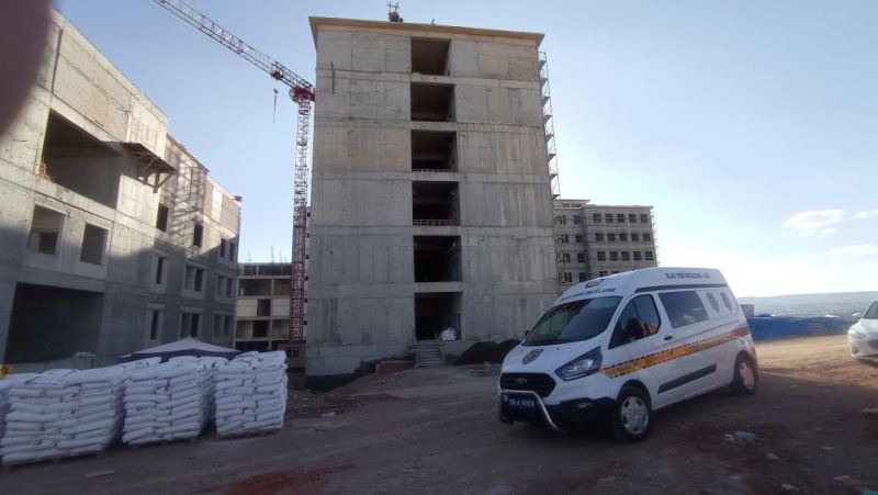 Üniversite Hastanesi inşaatında iş kazalarının ardı arkası kesilmiyor