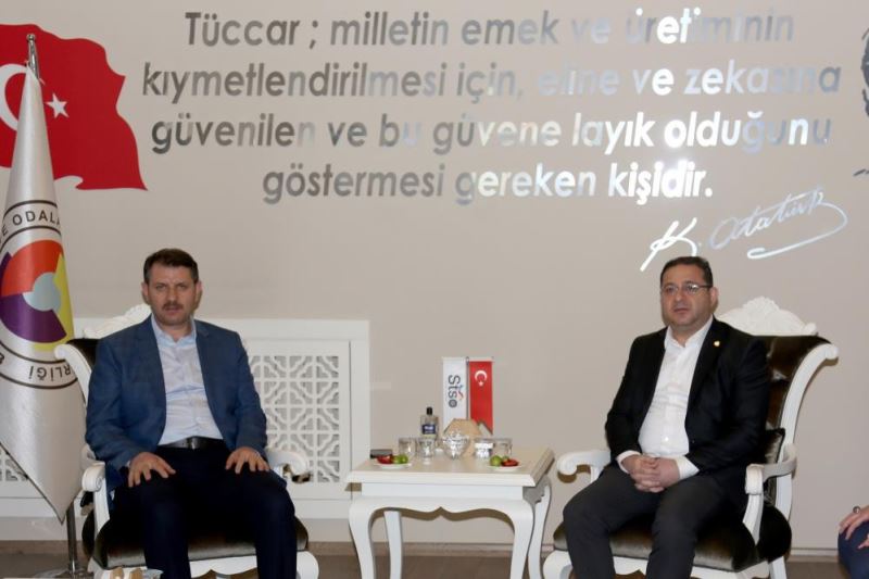 Vali Ayhan STSO’ya veda etti